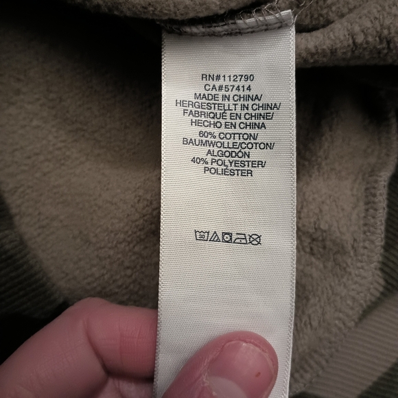 True Religion Half Zip Pullover Sweatshirt Womens Small Camo Dress Fleece Logo - Picture 7 of 10